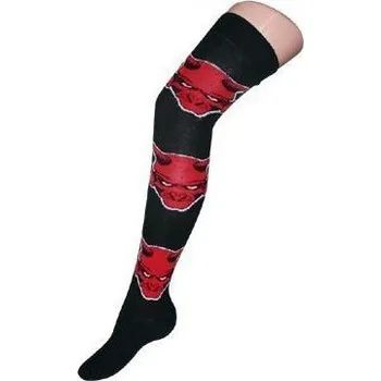 Dámské ponožky Nadkolenky devil, Velikost: UK- 4-7, EU ( 37-42 ), Barva Vícebarevná Gift3 1199