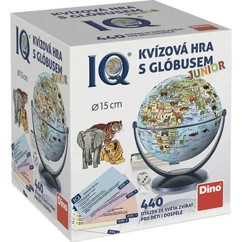 Desková hra Dino IQ kvízová hra s glóbusem Junior