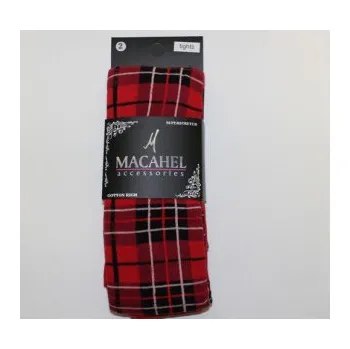 Dámské punčochy Zimní bavlněné punčochové kalhoty, Barva Červená, Motiv číslo: 2. 1295