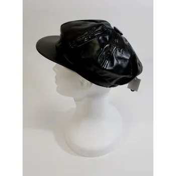 Čepice Bekovka koženková, Velikost: 56 - 57 cm, Barva Černá Gift3 C-PB-1