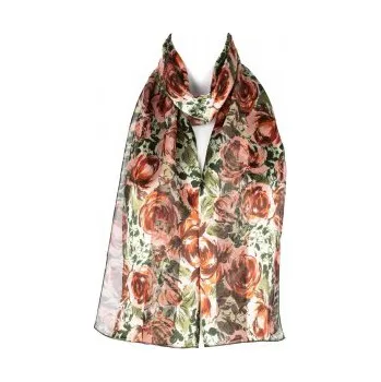 Šátek šifónový , Barva Hnědá Gift3 301289