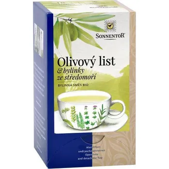 Čaj Sonnentor Olivový list a citronová tráva 18 x 1,8 g