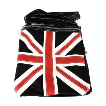 Přebalovací taška BLACK UNION JACK DESIGN MALÁ RAMENNÍ TAŠKA 102828
