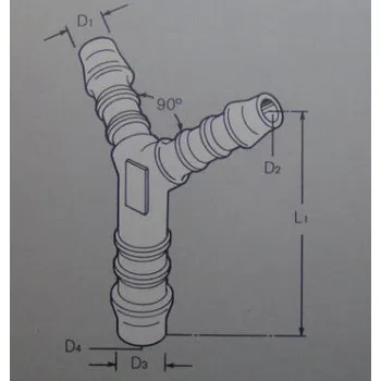 Zavlažování Hadicová spojka rozbočovací 4-6-4 redukovaná