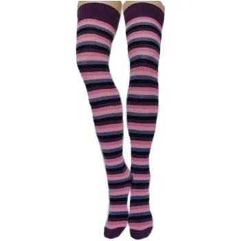 Dámské ponožky Nadkolenky , Velikost: UK- 4-7, EU ( 37-42 ), Barva Růžová Gift3 OTK107