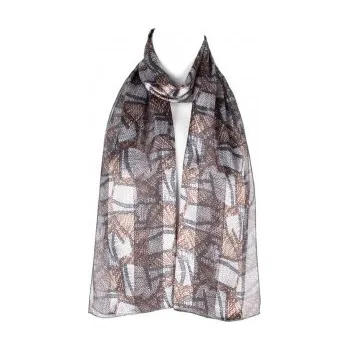 Šátek Šátek šifónový , Barva Šedá Gift3 301292