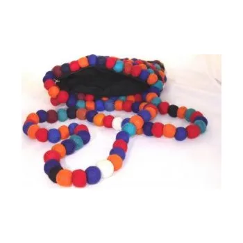 Kabelka bambulková z nepálské vlny, Barva Vícebarevná