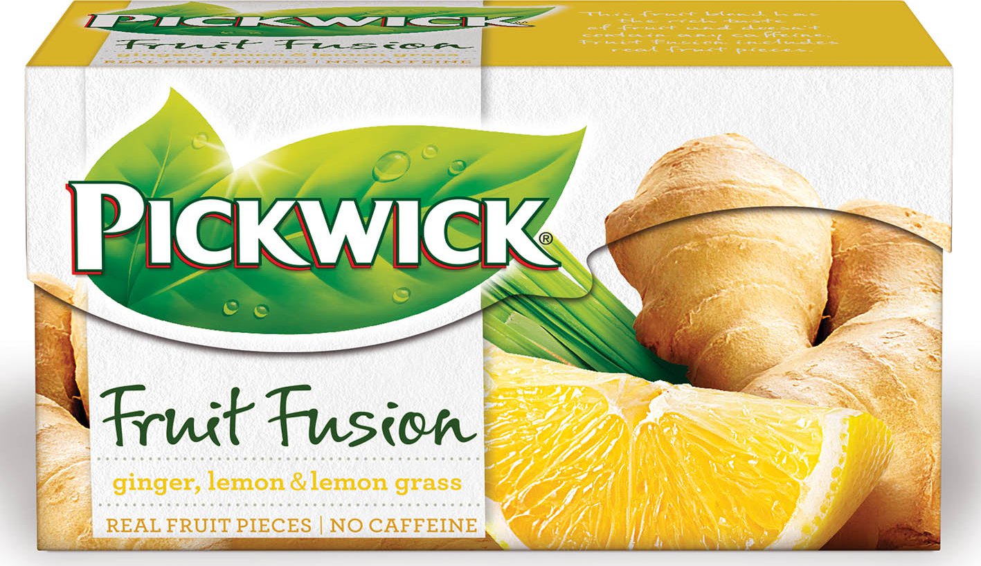 Pickwick Fruit Fusion Ginger Lemon Lemon Grass X G Od K