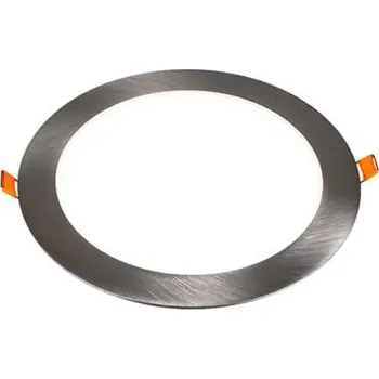 LED panel LED vestavný mini panel 24W kruh stříbrný 2000 lm 4000K