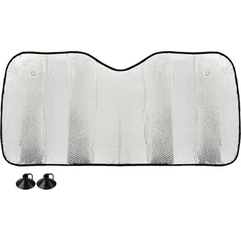 Stínítko do auta Sluneční clona stříbrná - 145x70 cm (71052)