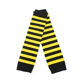 Cyklistické oblečení Návleky na ruce pruhované, Barva Žlutá Gift3 1240