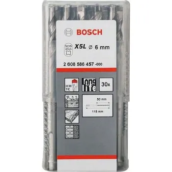 Vrták Bosch SDS-plus 7 vrták do kladiv 6 x 50 x 115 mm 30 ks