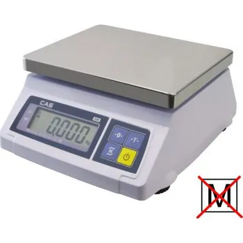 Domácí spotřebič CAS SW 1S-10DRT, 10 kg, 230mmx190mm, kontrolní váha Kontrolní váha do skladu, výroby a kuchyně