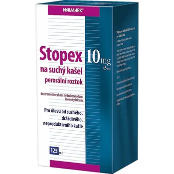 Lék na kašel, rýmu a nachlazení Stopex Na suchý kašel 125 ml