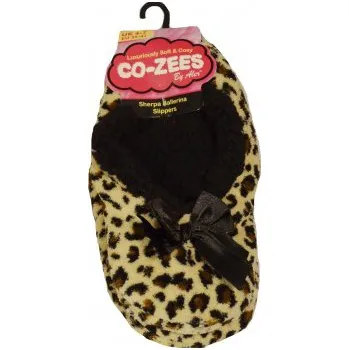 Dámské baleríny Papuče, balerínky , Velikost: UK- 4-7, EU ( 37-42 ), Barva Hnědá 3095