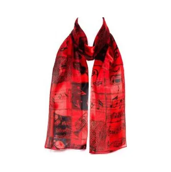 Šátek Šátek šifónový , Barva Červená Gift3 301205