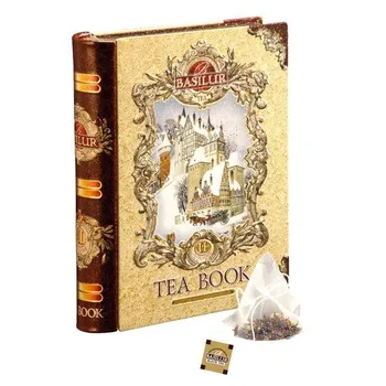 Basilur Pyramid Book Brown malá II. 5 x 2 g Čaj Basilur Pyramid Book Brown malá II. 5 x 2 g