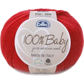 Příze Příze 100% BABY 50g, červená - odstín 05