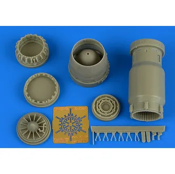 Plastikový model Aires 1/48 MiG-27 early exhaust nozzle - opened (TRUMP)