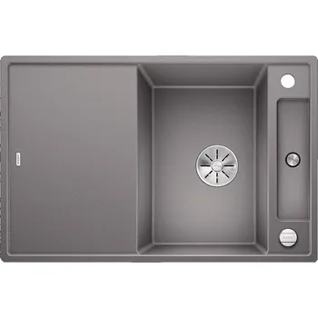 Kuchyňský dřez Blanco AXIA III 45 S Infino Silgranit s excentrem P + skleněná krájecí deska