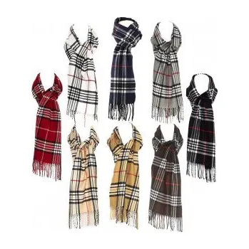 Šála Zimní šála Tartan, Barva Tmavě modrá Gift3 301222