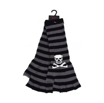 Cyklistické návleky Návleky na ruce s lebkami, Barva Šedá Gift3 1245