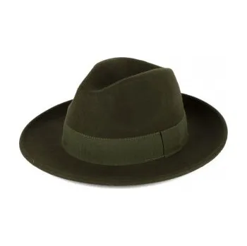 Klobouk Fedora Klobouky, Velikost: S, Barva Khaki Gift3 HT-1073-4