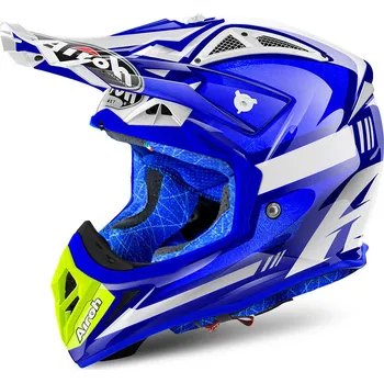 Helma na motorku Airoh Aviator 2.2 Cairoli Ottobiano modrá