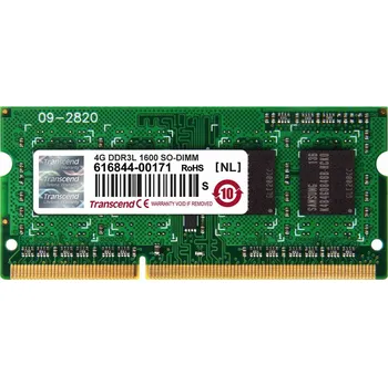 Operační paměť Transcend SO-Dimm 4 GB DDR3L 1600 MHz (TS512MSK64W6H)