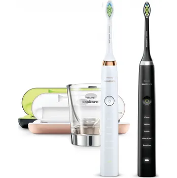 Elektrický zubní kartáček Philips Sonicare DiamondClean HX9392/39 bílo-zlatý a černý