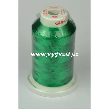 Nit vyšívací nit Gunold Sulky zelená 1079, návin 1000m, viskóza Jednotka: 1 kón návin 1000m