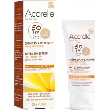 Přípravek na opalování Recenze Acorelle Opalovací tónovací BB krém SPF 50 50 ml