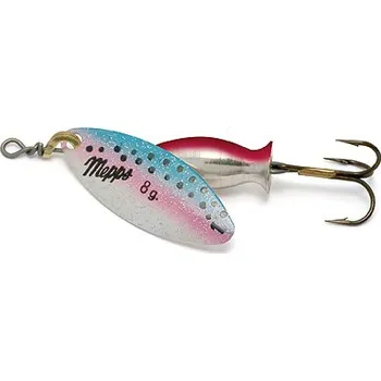 Umělá nástraha Třpytka MEPPS Aglia Long Heavy 1+ duhák/stříbrná (A LH 1+ duhák/stříbr)