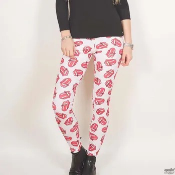 kalhoty dámské (legíny) Rolling Stones - Classic Tongue - ROCK OFF - RSLEG01