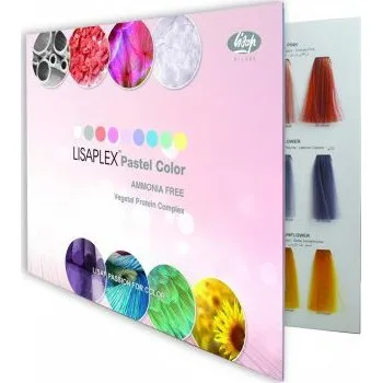 Barva na vlasy Lisap - vzorník k barvám Lisaplex pastel color