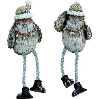 Vánoční dekorace Vánoční figurka ptáček (86289)