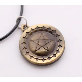 Řetízek Náhrdelník Supernatural (Lovci duchů) - pentagram