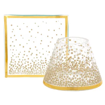 Svícen Yankee Candle stínítko + talíř malé Holiday Sparkles
