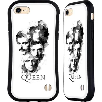 Pouzdro na mobilní telefon HEAD CASE odolný obal na mobil Apple Iphone 7/8 kapela Queen kreslené tváře (Pouzdro, obal hybridní silikon/guma HEAD CASE na mobil Apple Iphone 7/8 Originální obal Queen tváře kresba)