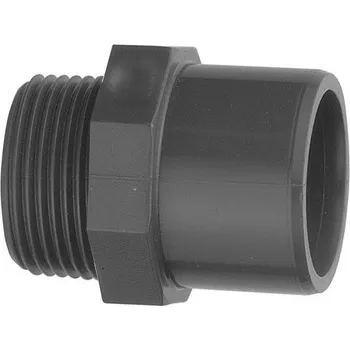 Nipl – přechodka PVC 90 mm lepení/vnější závit 3"