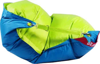 Sedací pytel Beanbag Home Comfort Duo 189 x 140 s popruhy Limet-turquoise
