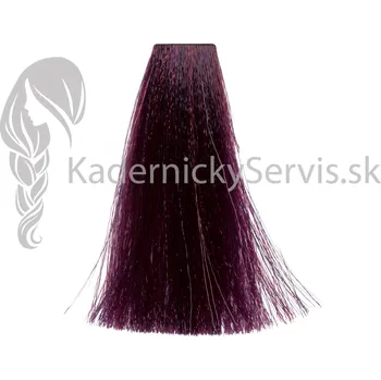 Barva na vlasy Lisap LK OPC - permanentní krémová barva na vlasy s arganovým olejem, 100 ml (VÝROBA: 10/2021) 4/88 - Medium Brown Vibrant Violet