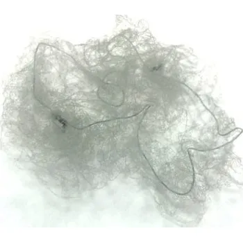 Síťka na vlasy při tvorbě společenských účesů a drdolů Síťka na vlasy s gumičkou 2 ks, platina