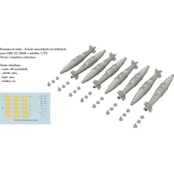 Eduard 1/72 GBU-32 Thermally Protected