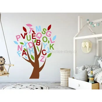 Samolepící dekorace Samolepky - Dětský strom - dekorace-steny.cz - 120 x 160 cm - 361