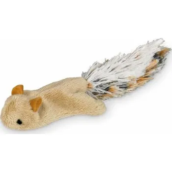 Hračka pro kočku Nobby Nobby plyšová veverka šustivé tělo 18 cm