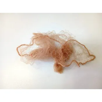 Síťka na vlasy při tvorbě společenských účesů a drdolů VÝPRODEJ: 2 ks, zrzavá