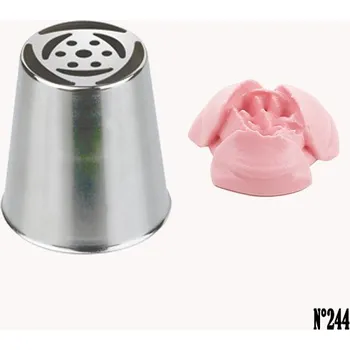 De buyer | cukrářská koncovka zdobící, na zdobení květ 04 (koncovka na zdobení dortů, cukroví)