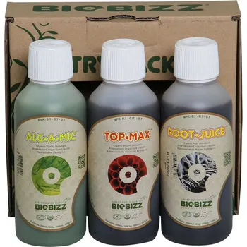 Hnojivo Biobizz Try pack stimulant 3x 250 ml (AlgaMic, Rootjuice TopMax)