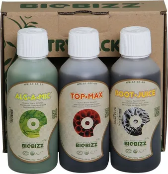 Hnojivo Biobizz Try pack stimulant 3x 250 ml (AlgaMic, Rootjuice TopMax)